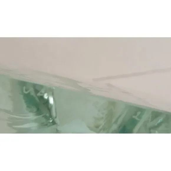 Vicke Lindstrand For Kosta Boda Blown Glass Block Blue Green Paperweight‎ Deer - Picture 16 of 16